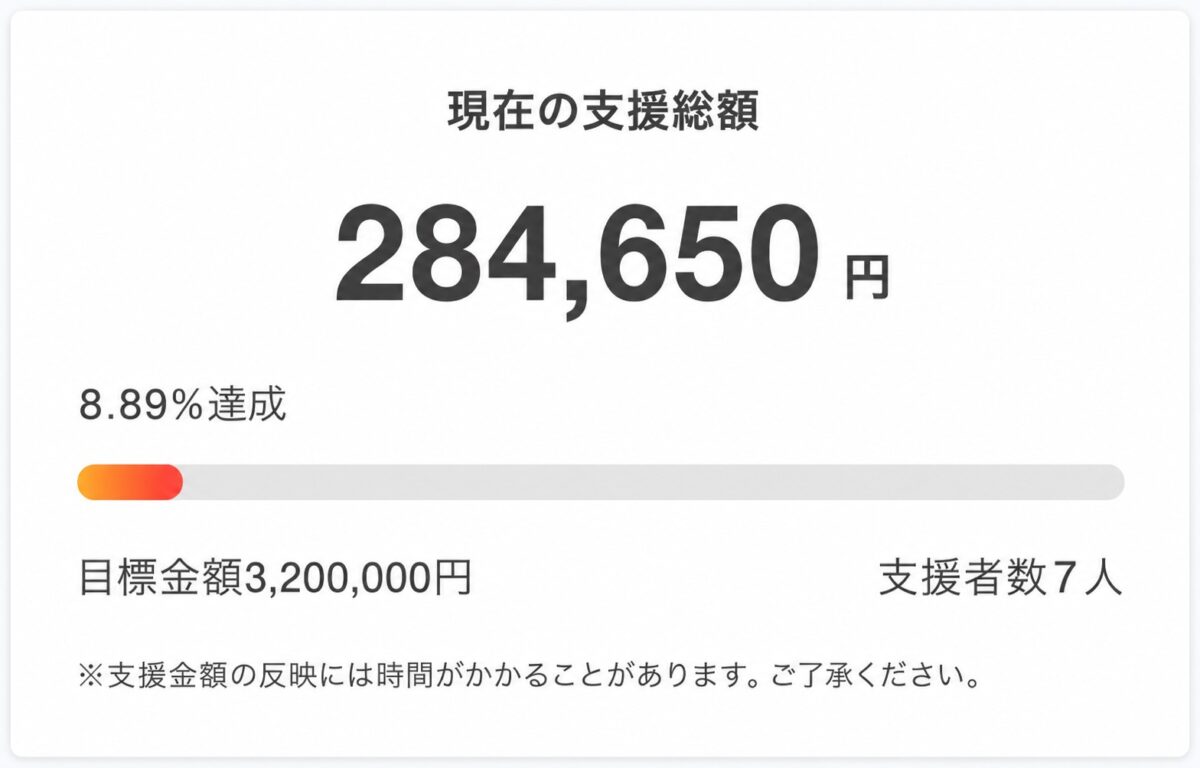 現在の支援状況